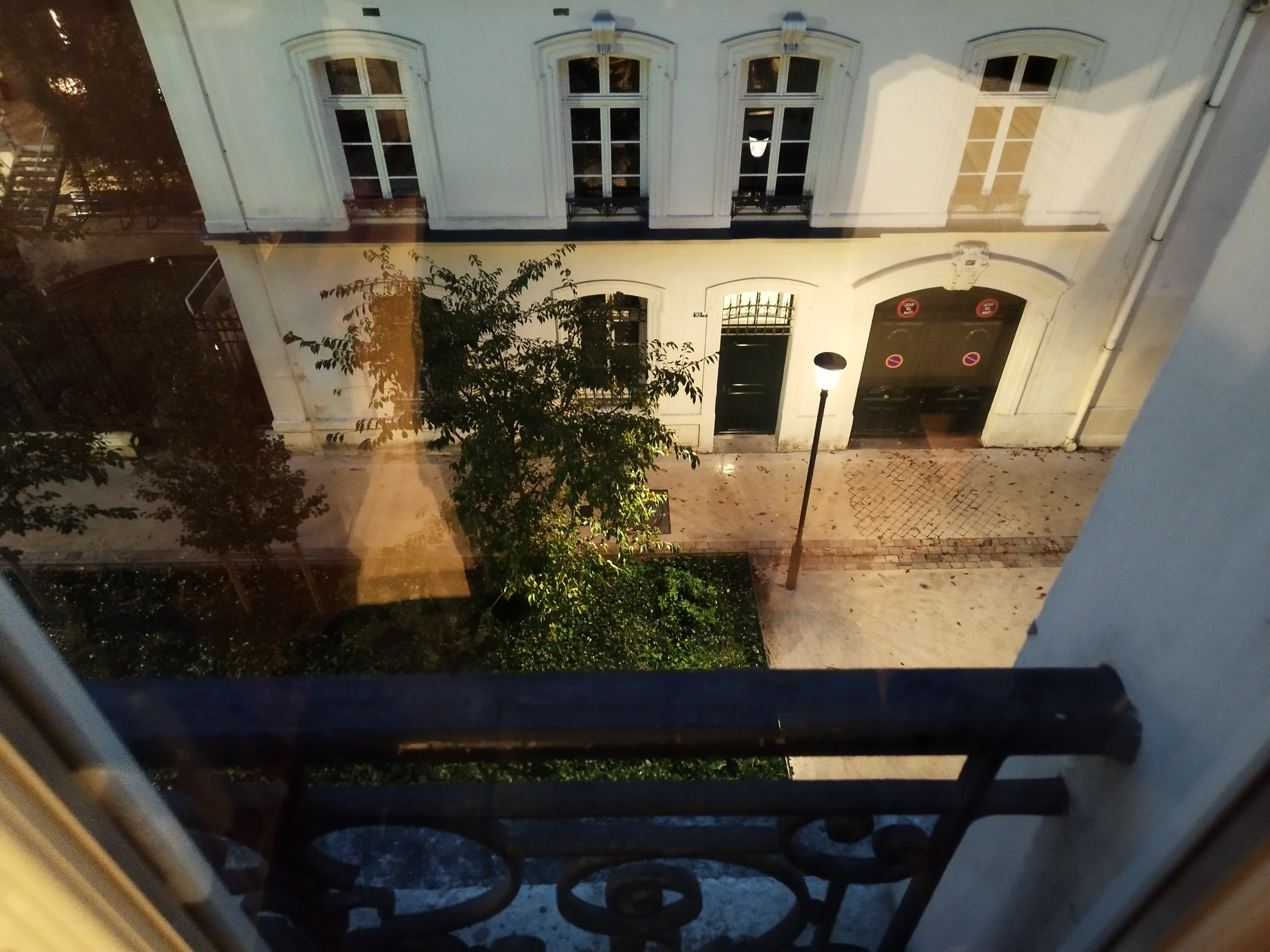 The view from our 3rd Floor room in 2025
